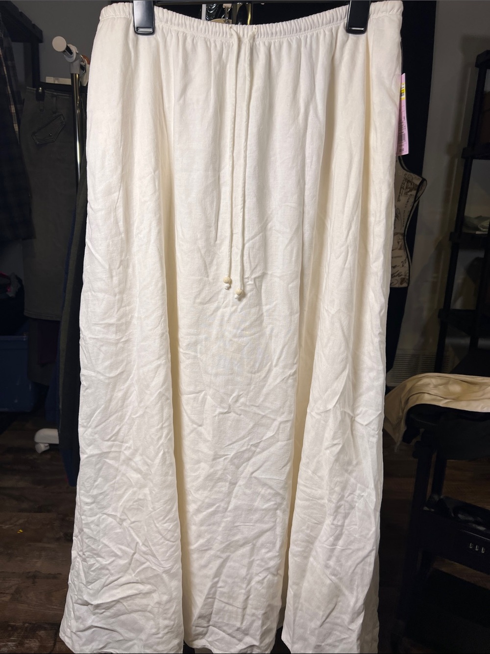 wild fable Cream Drawstring Maxi Skirt